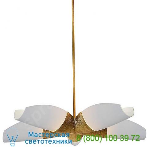 Visual comfort kw 5036ai-wg utopia 5-arm chandelier, светильник