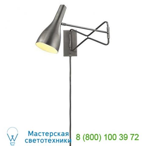 Lenz swing arm wall light jamie young co. 4lenz-scab, бра