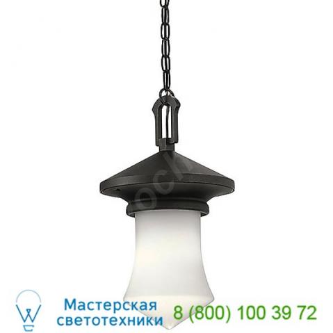 Oak glen outdoor mini pendant light 49970doz kichler, уличный подвесной светильник