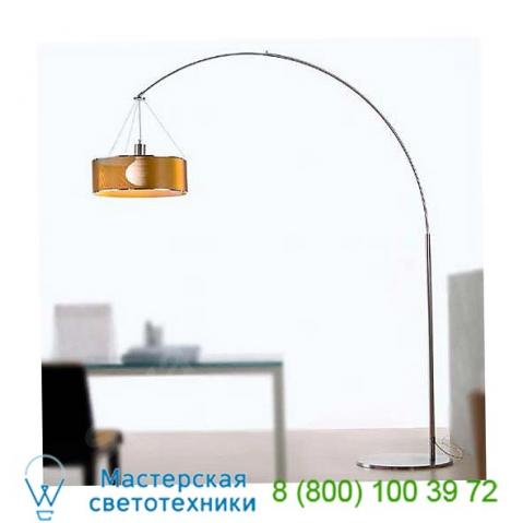 &amp;&#39;costa  steel arc floor lamp (golden yellow) - open box return, светильник