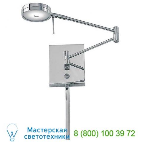 P4308-647 georges reading room p4308 led swing arm wall lamp george kovacs, бра