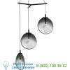 2995. 25c-sml cantina large 3-light tri-spreader led pendant light sonneman lighting, светильник