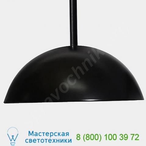 Dome mini pendant light dml-blk-6-inch-stem andrew neyer, светильник