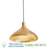 Swell wide pendant light - brass  pablo designs, светильник