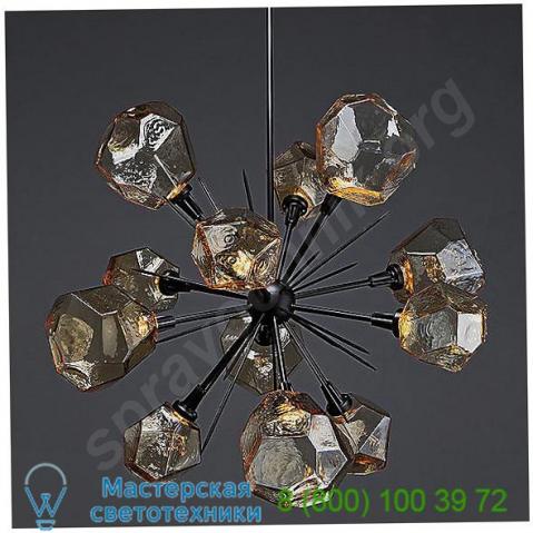 Gem starburst chandelier chb0039-0g-fb-a-001-l1 hammerton studio, светильник