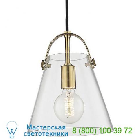 Karin pendant light mitzi - hudson valley lighting h162701s-agb, светильник