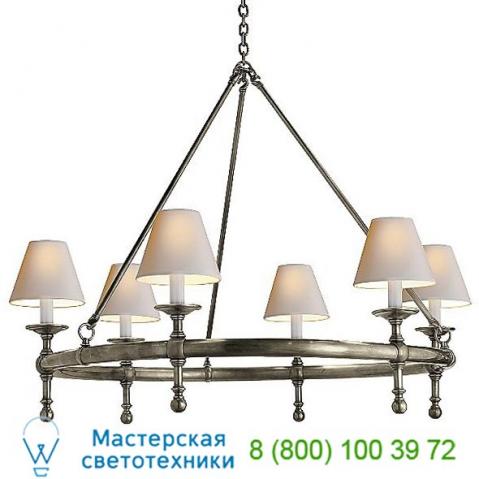 Visual comfort sl 5812an-np classic ring chandelier, светильник