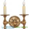 Visual comfort sl 2816an classic double wall sconce, настенный светильник бра