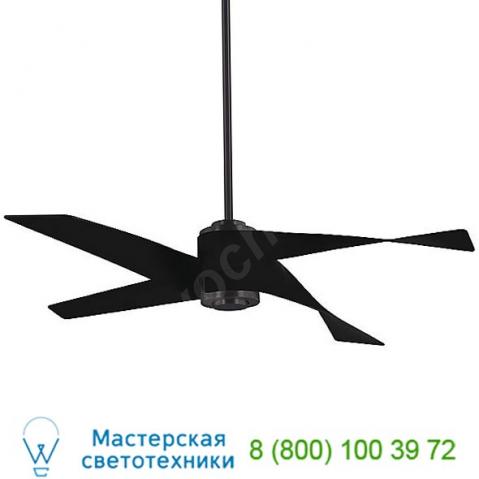 Minka aire fans f903l-bn/sl artemis iv ceiling fan, светильник