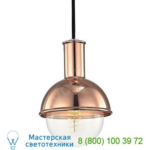 Mitzi - hudson valley lighting h111701-agb riley mini pendant light, светильник