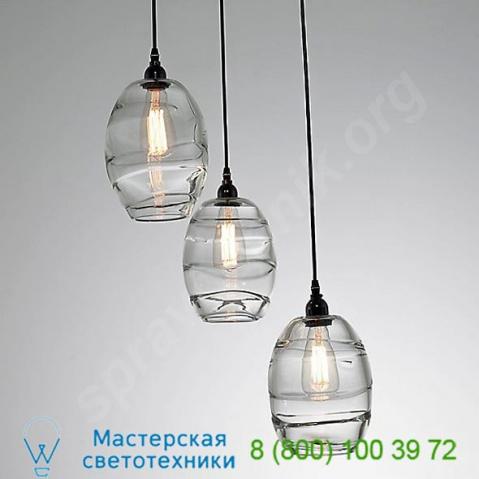 Hammerton studio chb0035-03-fb-oc-c01-e2 ellisse multipoint pendant light, светильник