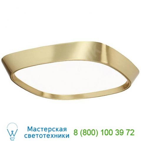 Issa led flush mount ceiling light modern forms fm-73710-bn, светильник