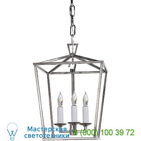 Darlana mini lantern pendant light (polished nickel) - open box return visual comfort , светильник