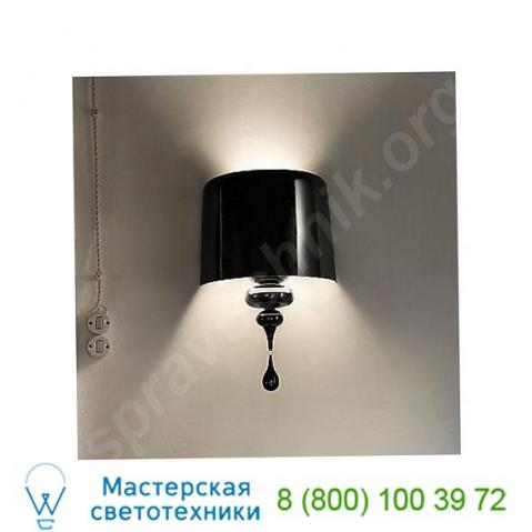 Eva wall sconce masiero eva a1m bk-s, настенный светильник