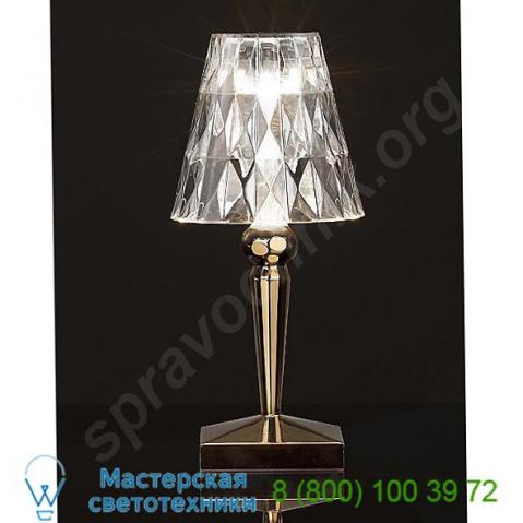 Precious battery table lamp kartell 9145/xx, настольная лампа