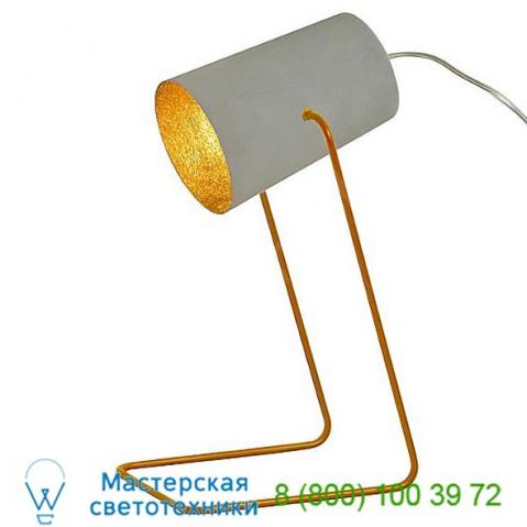 Paint t cemento table lamp paint t cemento grey/white in-es art design, настольная лампа