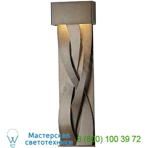 302529-1004 hubbardton forge tress led outdoor wall sconce, уличный настенный светильник