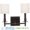 Palmer two light wall sconce hudson valley lighting 302-pn, настенный светильник бра