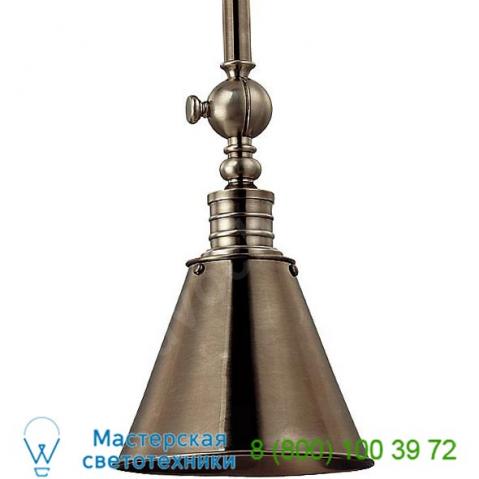 9908-hn hudson valley lighting darien pendant with metal shade, светильник