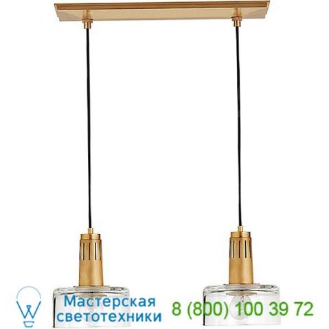 Iris linear suspension light tob 5703bz/hab-cg visual comfort, светильник