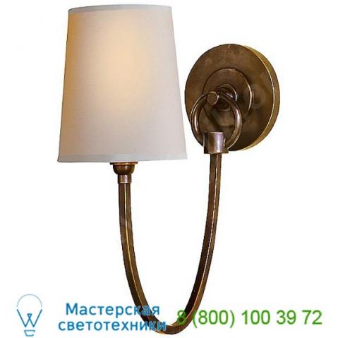 Reed wall sconce tob 2125an-np visual comfort, настенный светильник