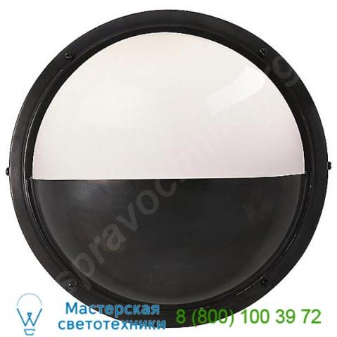 Tob 2208bz-wg pelham moon light sconce visual comfort, бра