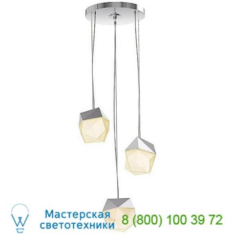 3003. 01-sml sonneman lighting facets multi light led pendant light, светильник