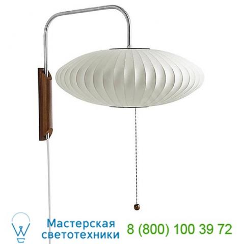 Nelson saucer wall sconce h763scwalbns nelson bubble lamps, настенный светильник