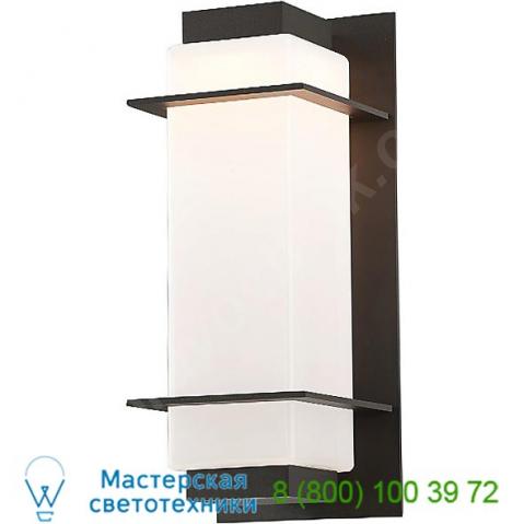 Troy lighting bl4601bz paradox led outdoor wall sconce, уличный настенный светильник