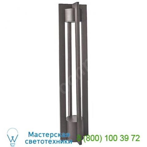 Chamber led 120v/277v bollard light 6632-27bk wac lighting, садовый светильник