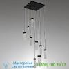 Hammerton studio chb0042-09-fb-bg-c01-l1 parallel glass square led multipoint pendant light