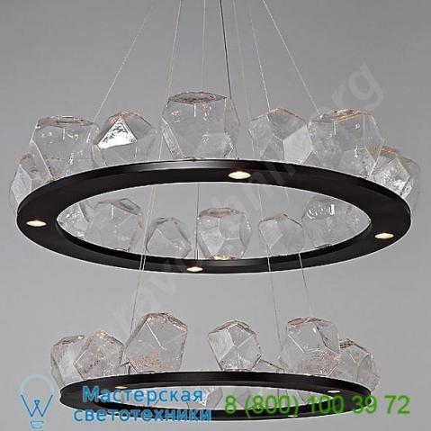 Chb0039-2b-fb-a-ca1-l1 hammerton studio gem bezel ring 2-tier chandelier, светильник