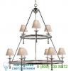 Sl 5813an-np classic two-tier ring chandelier visual comfort, светильник