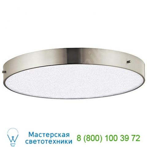 83588 crystal moon led round flush mount ceiling light elan lighting, светильник