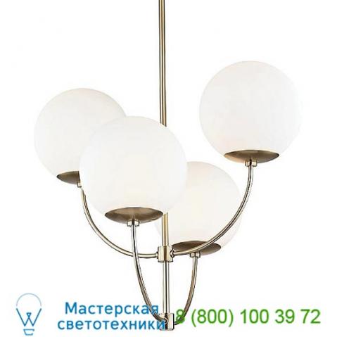 Mitzi - hudson valley lighting carrie chandelier h160804-agb, светильник