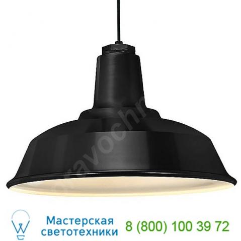 Troy rlm lighting 5drh14mbk-bc heavy duty indoor/outdoor pendant, уличный подвесной светильник