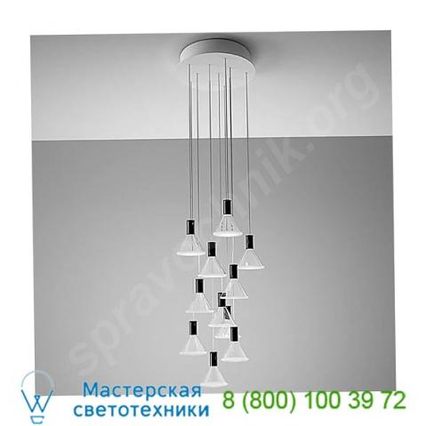 Polair multispot 10-light round pendant light fabbian , светильник