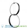 Modern forms pd-26802-bk rings two-ring led pendant, светильник