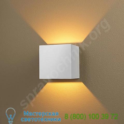 Bruck lighting qb led wall sconce (white/dimmable) - open box return ob-103040wh/wh/dim, опенбокс