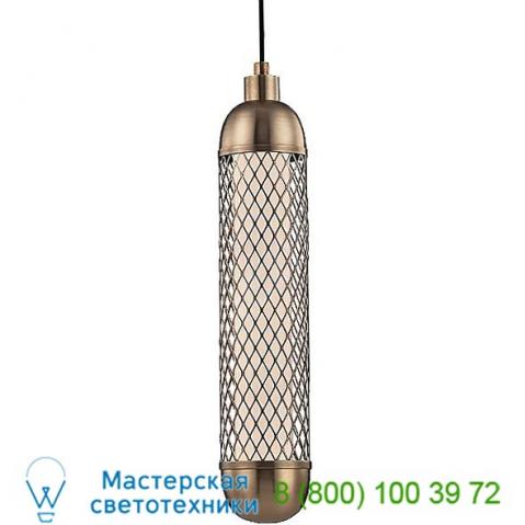 Hayes 1 light pendant light hudson valley lighting 1623-agb, светильник