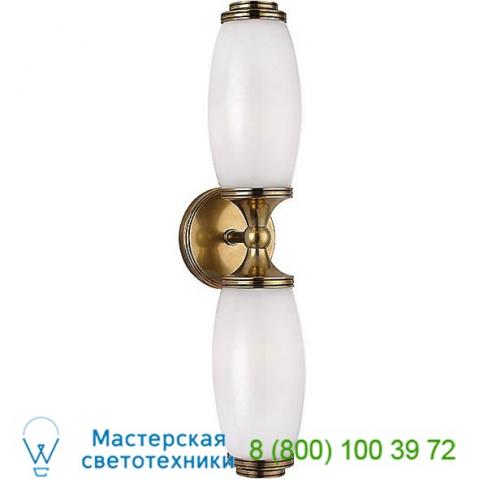 1682-agb hudson valley lighting brooke two light wall sconce, бра