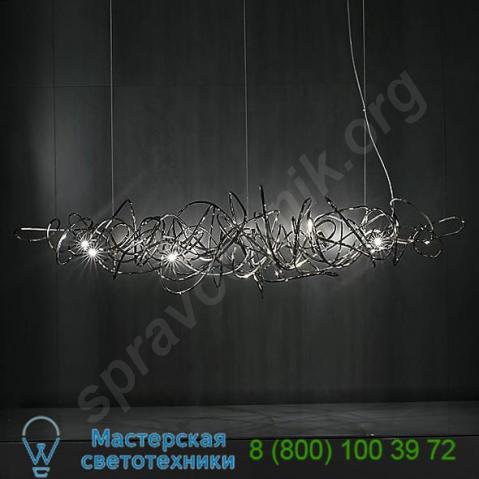 Terzani doodle linear suspension light 0j81sm4c8a, светильник