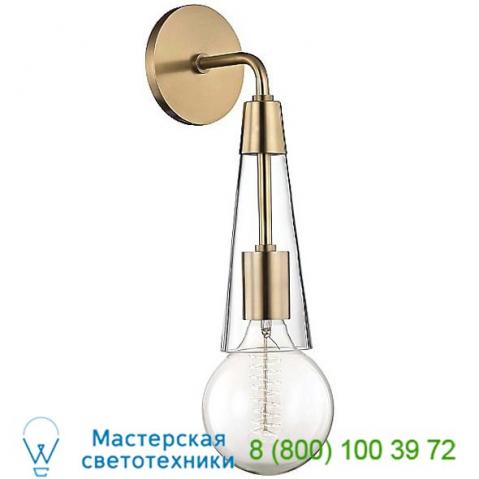 Joni wall sconce mitzi - hudson valley lighting h103101-agb, настенный светильник