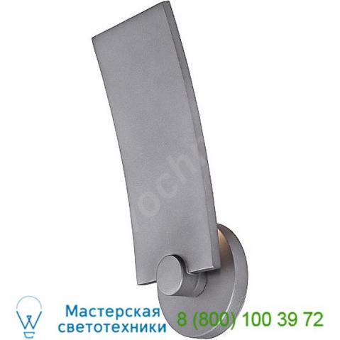 Flipout small outdoor led wall sconce p1234-066-l george kovacs, уличный настенный светильник