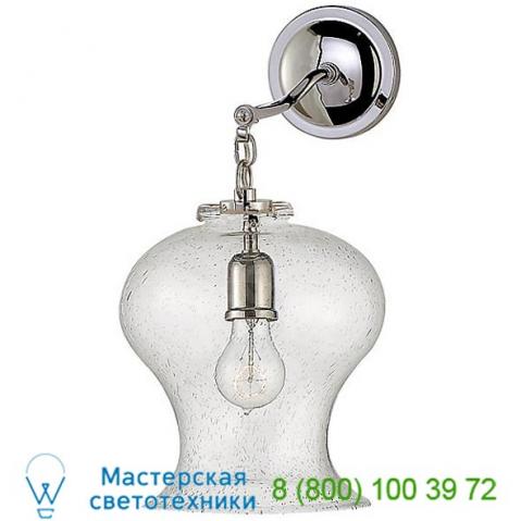 Visual comfort katie bell jar bathroom wall light tob 2226bz/g1-cg, настенный бра