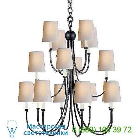 Reed 3-tier chandelier visual comfort tob 5019an-np, светильник