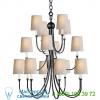 Reed 3-tier chandelier visual comfort tob 5019an-np, светильник