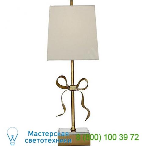 Ks 3111pn-l visual comfort ellery gros-grain bow table lamp, настольная лампа