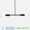 Dumbbell pendant light andrew neyer dbl-blk-6-inch-stem, светильник