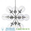 Visual comfort s 5270hab/blk-wg bistro small round chandelier, светильник
